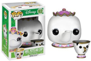 Funko Pop! Disney: Mrs. Potts and Chip #92 - Sweets and Geeks