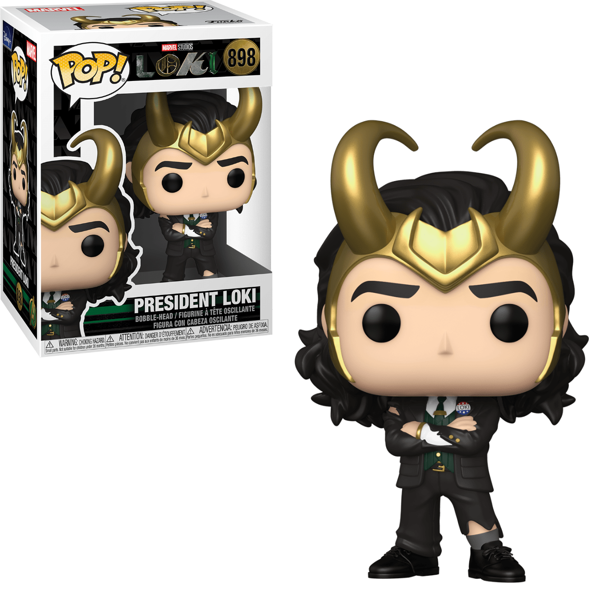 Funko POP! Marvel Studios: Loki - President Loki #898 – Sweets and Geeks