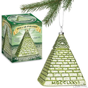 Dollar Bill Pyramid Ornament - Sweets and Geeks