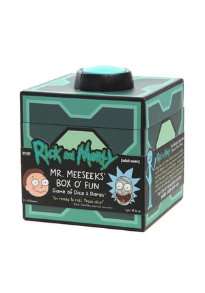 Rick and Morty: Mr. Meeseeks' Box o' Fun Dice and Dares Game - Sweets and Geeks