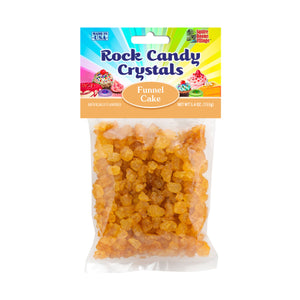 Rock Candy Crystals Funnel Cake Peg Bag 5.4oz - Sweets and Geeks