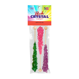 Rock Candy Sticks 3 Pack Peg Bag - Sweets and Geeks