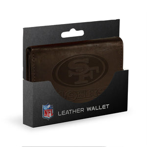 Cleveland Browns Embossed Trifold Wallet- Black - Sweets and Geeks