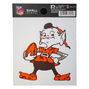 Cleveland Browns Small Static Cling - Sweets and Geeks