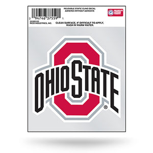 Ohio State Buckeyes Small Static Cling - Sweets and Geeks