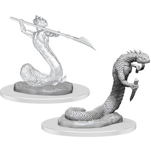 Critical Role Unpainted Miniatures: W04 Serpentfolk & Serpentfolk Ghost - Sweets and Geeks