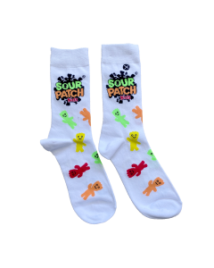 Sour Patch Kids White Logo Socks - Sweets and Geeks