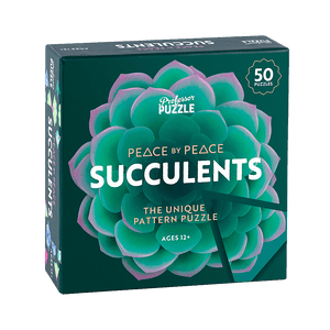 Peace by Peace: Succulents Puzzle - Sweets and Geeks