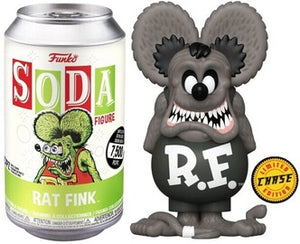 Funko Soda - Rat Fink (Grayscale) (Chase) (Opened) - Sweets and Geeks