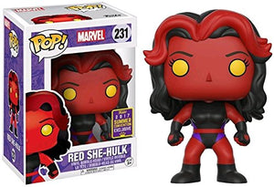 Funko pop! Marvel - Red She-Hulk #231 ( 2017 Summer Convention Exclusive ) - Sweets and Geeks