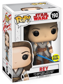 Funko Pop! Star Wars - Rey #190 (GITD) - Sweets and Geeks