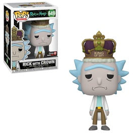 Funko Pop! Animation: Rick and Morty - Rick With Crown (GameStop Exclusive) #649 - Sweets and Geeks
