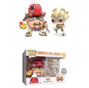 Funko Pop! Games: Overwatch - Roadhog and Junkrat (Blizzard Exclusive) (2-Pack) - Sweets and Geeks