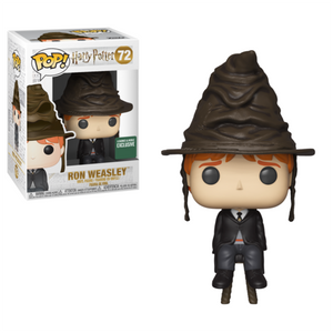 Funko Pop! Movies: Harry Potter - Ron Weasley (Sorting Hat) #72 - Sweets and Geeks