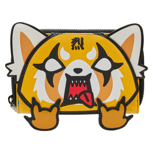 Sanrio Aggretsuko Cosplay Zip Around Wallet - Sweets and Geeks