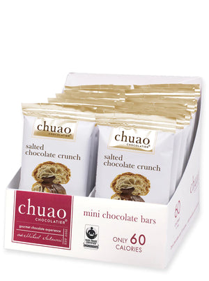 Chuao Mini Chocolate Bars- Salted Chocolate Crunch 0.4oz - Sweets and Geeks