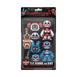 Five Nights at Freddy's Toy Bonnie and Baby Snap Mini-Figure 2-Pack - Sweets and Geeks