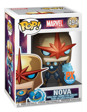 Funko Pop! Marvel - Nova Prime (PX Previews) #494 - Sweets and Geeks