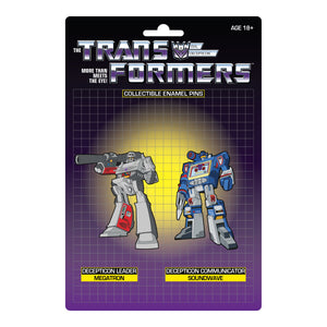Transformers Megatron and Soundwave Retro Pin set - Sweets and Geeks