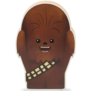 Star Wars Chewbacca - 6 Inch Chunky Wood Art - Sweets and Geeks