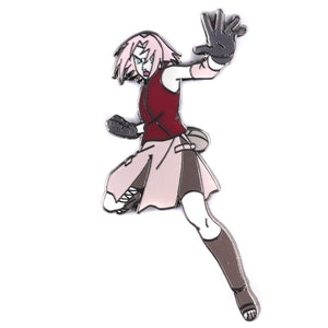Naruto Shippuden - Sakura Enamel Pin - Sweets and Geeks