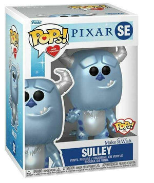 Funko Pop! Disney: Monsters Inc. - Sulley (Make-A-Wish) (Blue Metallic) - Sweets and Geeks