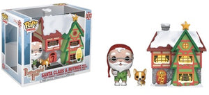 Funko Pop! Christmas - Santa Claus & Nutmeg with House #1 - Sweets and Geeks