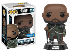 Funko Pop Star Wars: Rogue One - Saw Gerrera (Walmart Exclusive) #153 - Sweets and Geeks