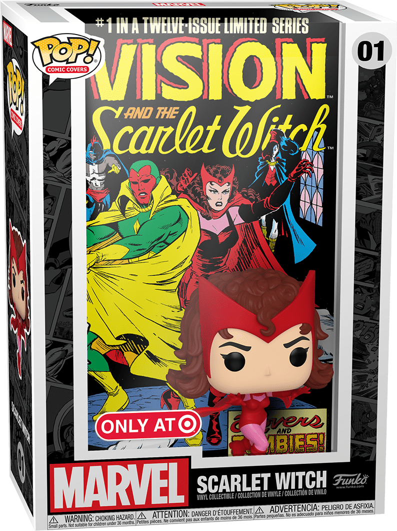 Funko POP! Comic Covers: Marvel - Scarlet Witch (Target Exclusive Funko POP! Comic Covers: Marvel - Scarlet Witch (Target Exclusive