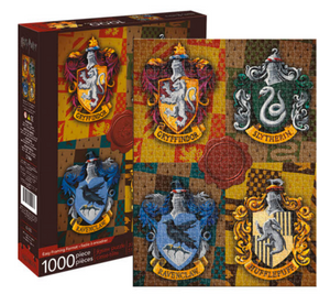 Harry Potter Crests 1,000 Piece Puzzle - Sweets and Geeks