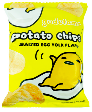GUDETAMA Potato Chips Salted Egg Yolk Flavor - Sweets and Geeks