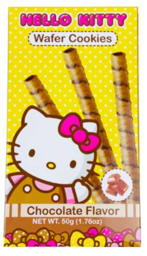 HELLO KITTY Wafer Cookies Chocolate Flavor - Sweets and Geeks