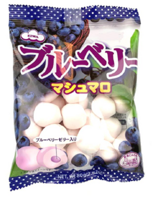 EIWA Marshmallow Blueberry Flavor 80g - Sweets and Geeks