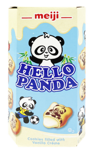 MEIJI Hello Panda Cookies Filled with Vanilla Cream 258g - Sweets and Geeks
