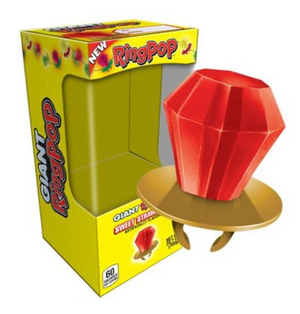 Giant Ring Pop Strawberry 24oz - Sweets and Geeks