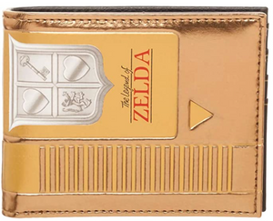 The Legend Of Zelda Gold Bifold Wallet - Sweets and Geeks