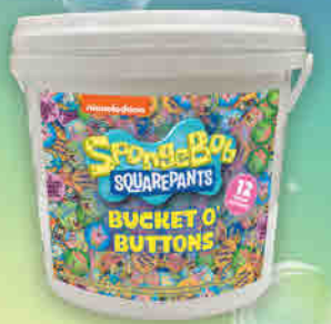 Spongebob Bucket of Buttons - Sweets and Geeks