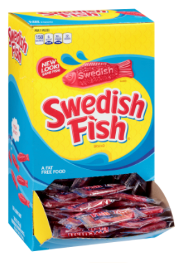 Swedish Fish 240 Individually Wrapped Pieces - Sweets and Geeks