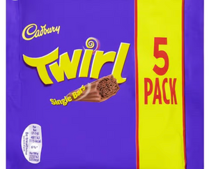 Cadbury Twirl 5 Pack 107g - Sweets and Geeks
