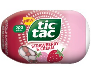 Tic Tac Strawberry & Cream Fridge Packs 3.4oz - Sweets and Geeks