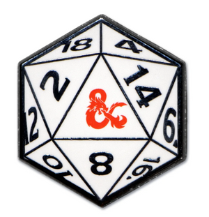 Dungeons and Dragons Enamel Pins - Sweets and Geeks