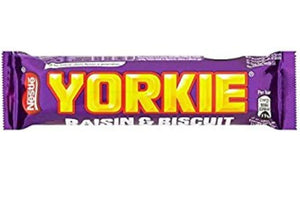 Yorkie Raisin and Biscuit Candy Bar 44g - Sweets and Geeks