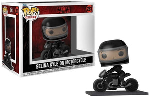 Funko POP! Rides: The Batman - Selina Kyle on Motorcycle #281 - Sweets and Geeks