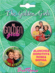 The Golden Girls 4 Button Set - Sweets and Geeks