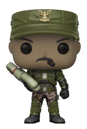 Funko POP! Games: Halo - Sgt Johnson (Cigar) (Chase) #08 - Sweets and Geeks