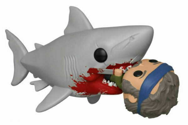 Funko pop jaws shark biting quint shop