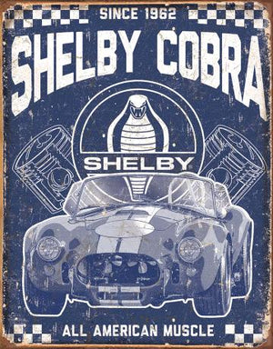 Shelby - American Muscle Metal Tin Sign - Sweets and Geeks