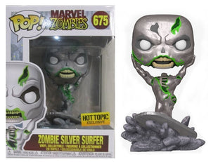 Funko Pop!: Marvel Zombies - Zombie Silver Surfer (Hot Topic Exclusive) #675 - Sweets and Geeks