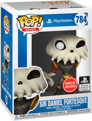 Funko POP! Games: PlayStation - Sir Daniel Fortesque (Gamestop Exclusive) #784 - Sweets and Geeks