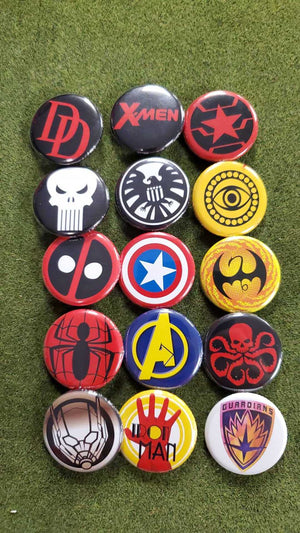 Marvel Button Assortment - Sweets and Geeks